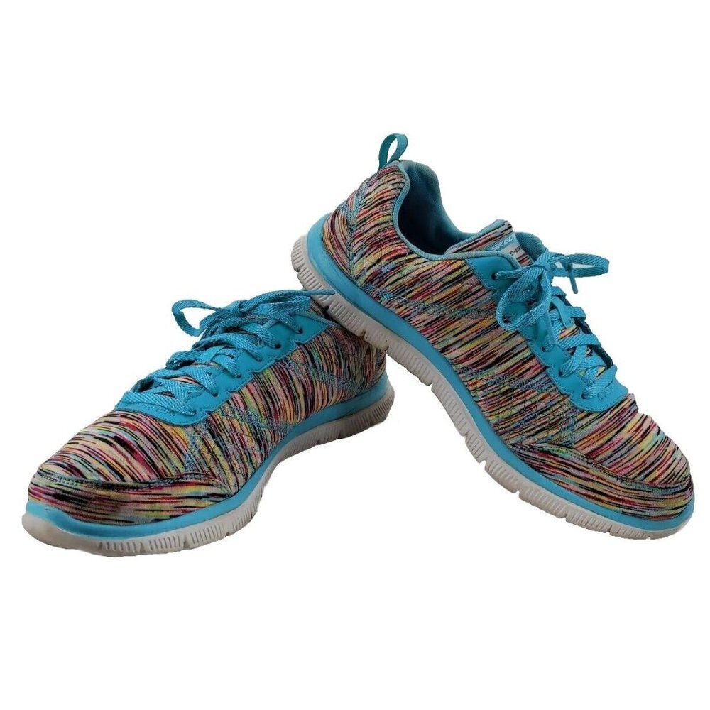 Skechers Light-Weight Colorful Sneakers Women's Size 10 SN 12453 Color